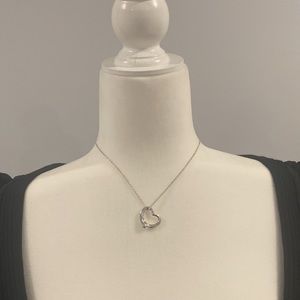 Tiffany & Co Elsa Peretti Open Heart Pendant.
